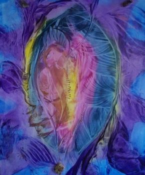 Archanděl Zadkiel - obraz je prodán, není k dispozici - Archangel Zadkiel - painting is sold, not available